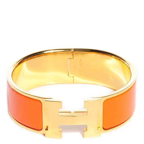 hermes clic orange|Hermes orange bracelets.